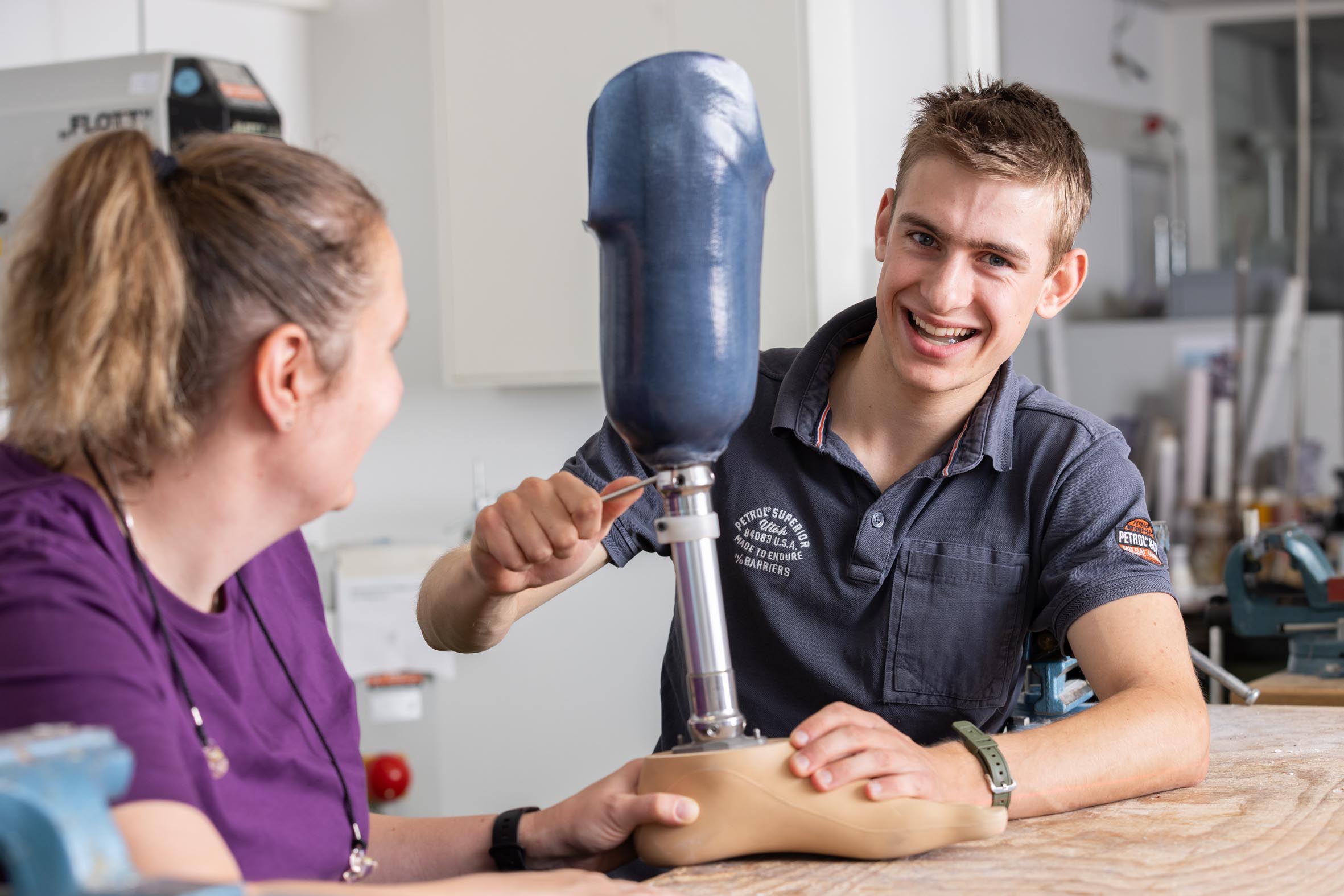 25862 DHTA Orthopedisch Technisch Specialist Docent Merel En Student Roald MBO Amersfoort