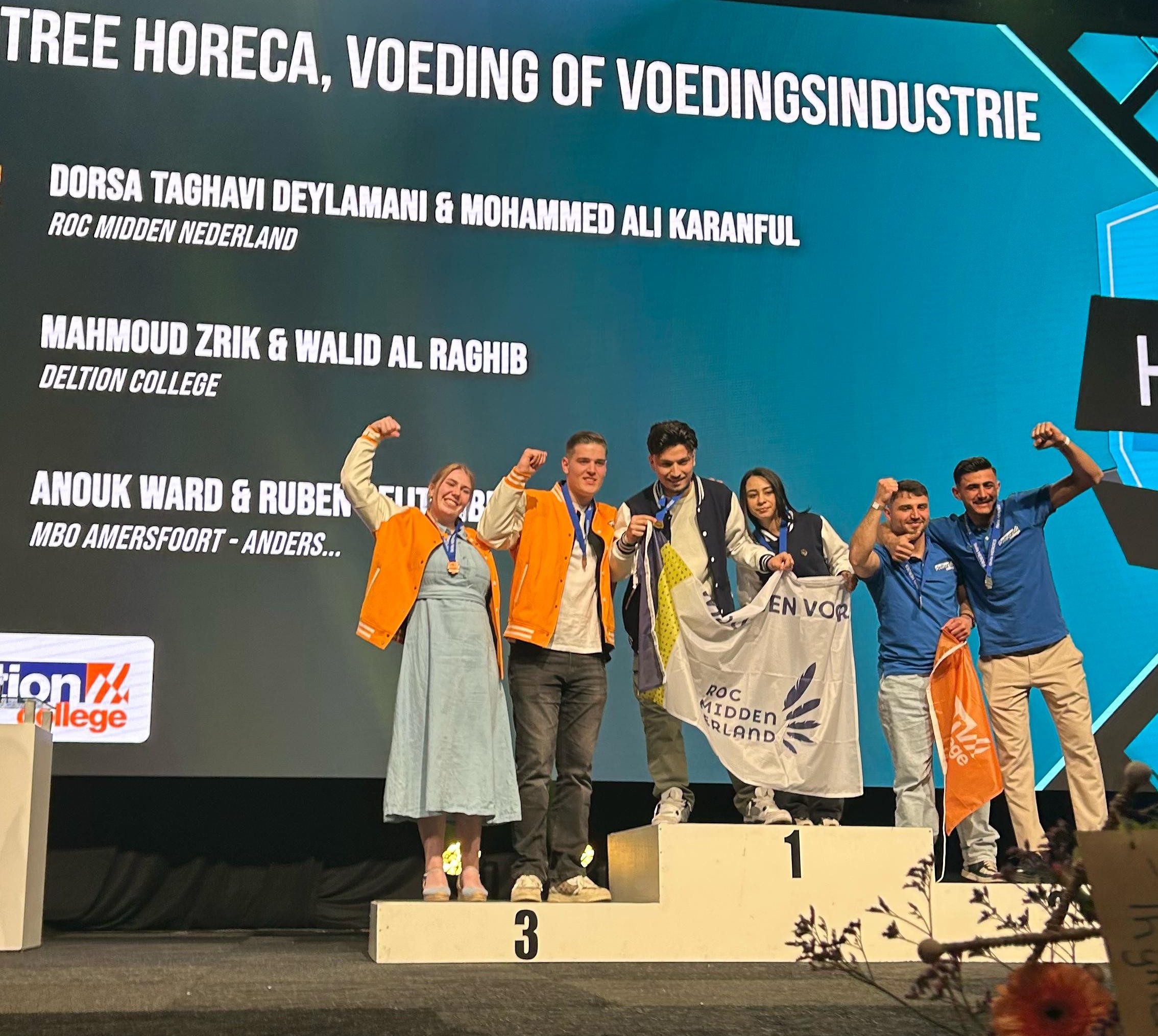 Anouk En Ruben Ontvangen Brons