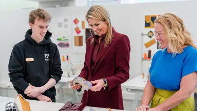 Koningin Maxima Bezoekt Het Schoenenkwartier 2