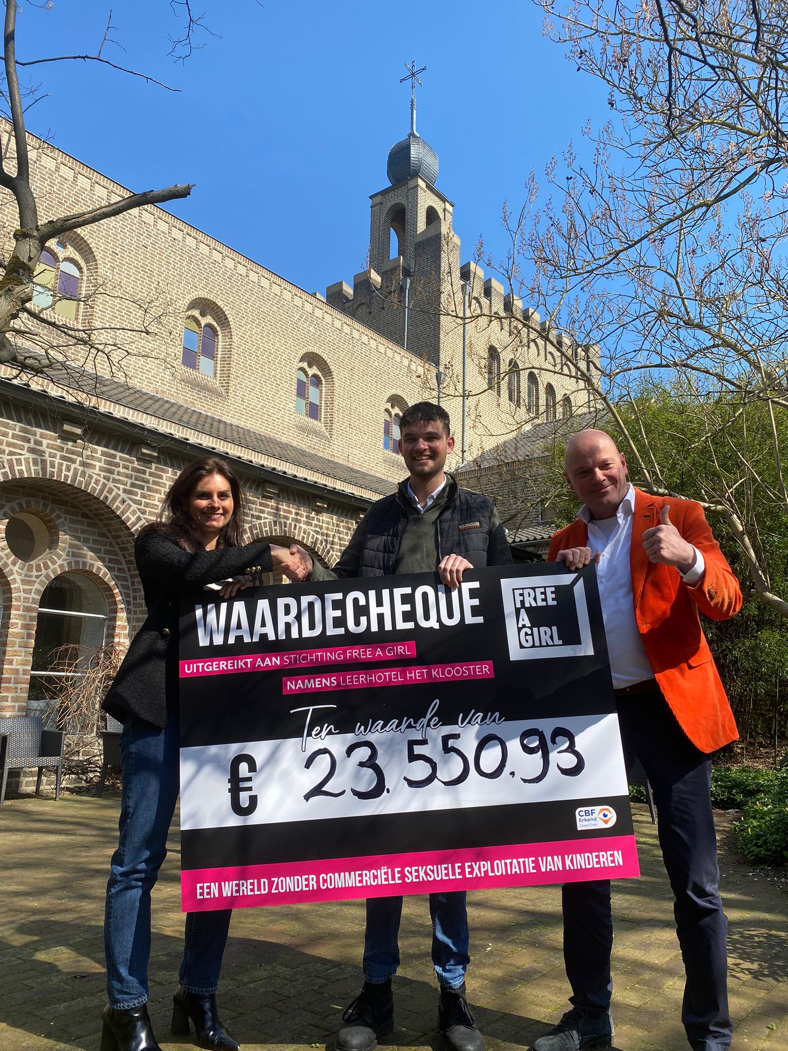 Benefietdiners Cheque
