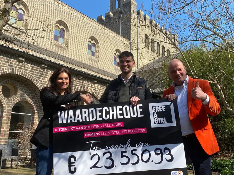 Benefietdiners Cheque